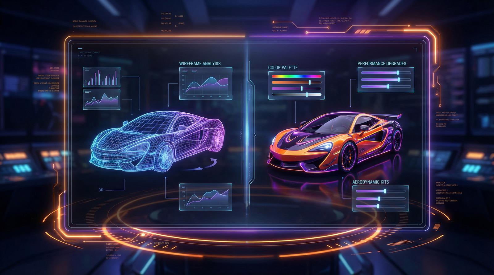 国产主播AI改装设计界面